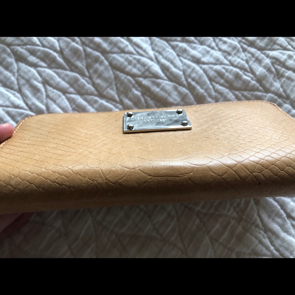 Michael Kors Python Embossed Tan Leather Wallet - image 8